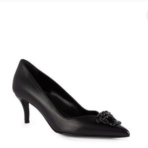 Versace Medusa Heels Black